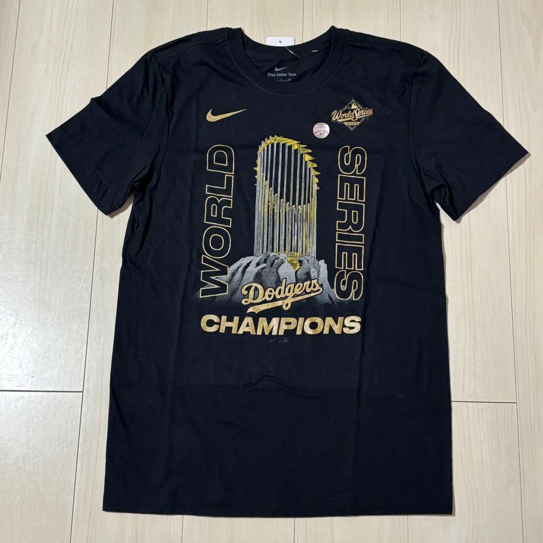 2025年 ドジャースワールドシリーズ優勝記念 NIKE Tシャツ Sサイズ