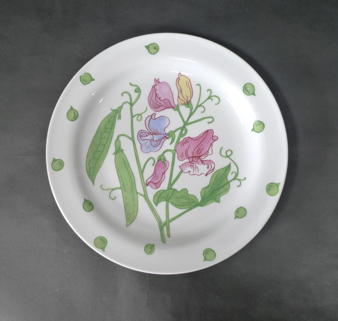 ビンテージ品★Ginori　リチャードジノリ スイートピー 花柄皿 3枚セット