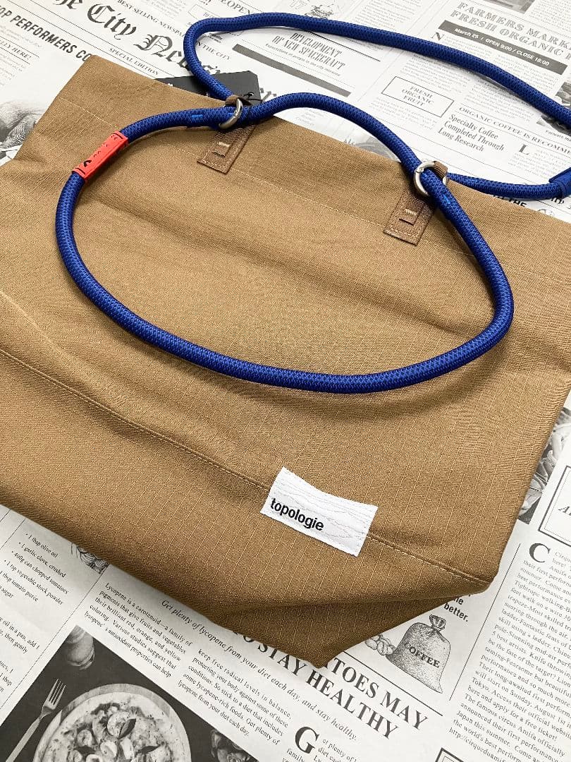 topologie トポロジートートバッグ カーキ 新品
