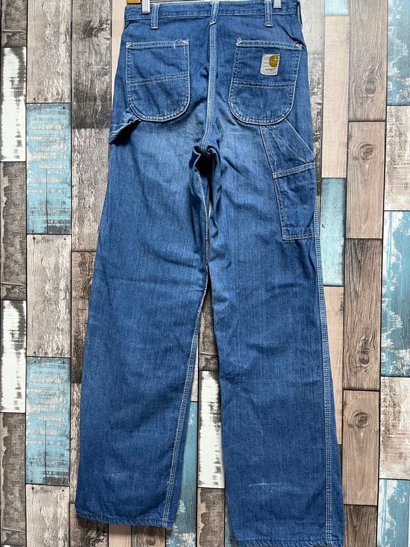 USA製 80s Carhartt カーハート ペインターパンツ デニムパンツ