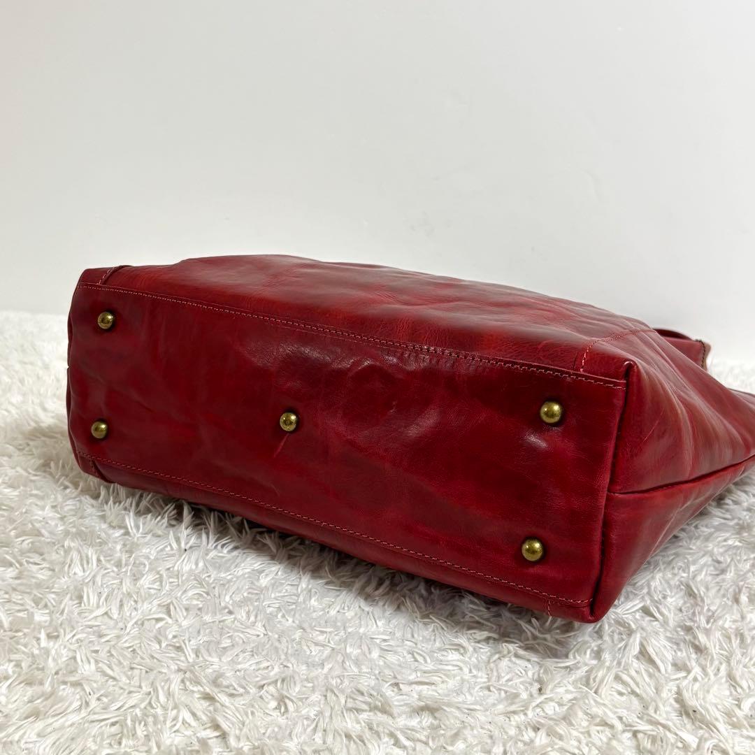 【美品】 Zeha ツェハ トートバッグ 肩掛け 姫路レザー A4可能