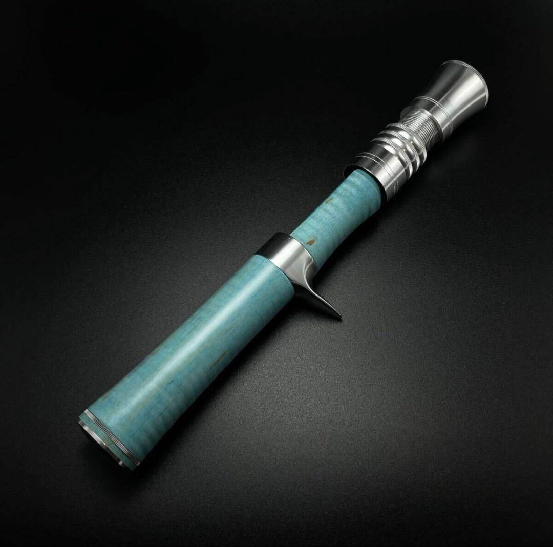 ハンドメイド　木製ベイトハンドル フェルール仕様