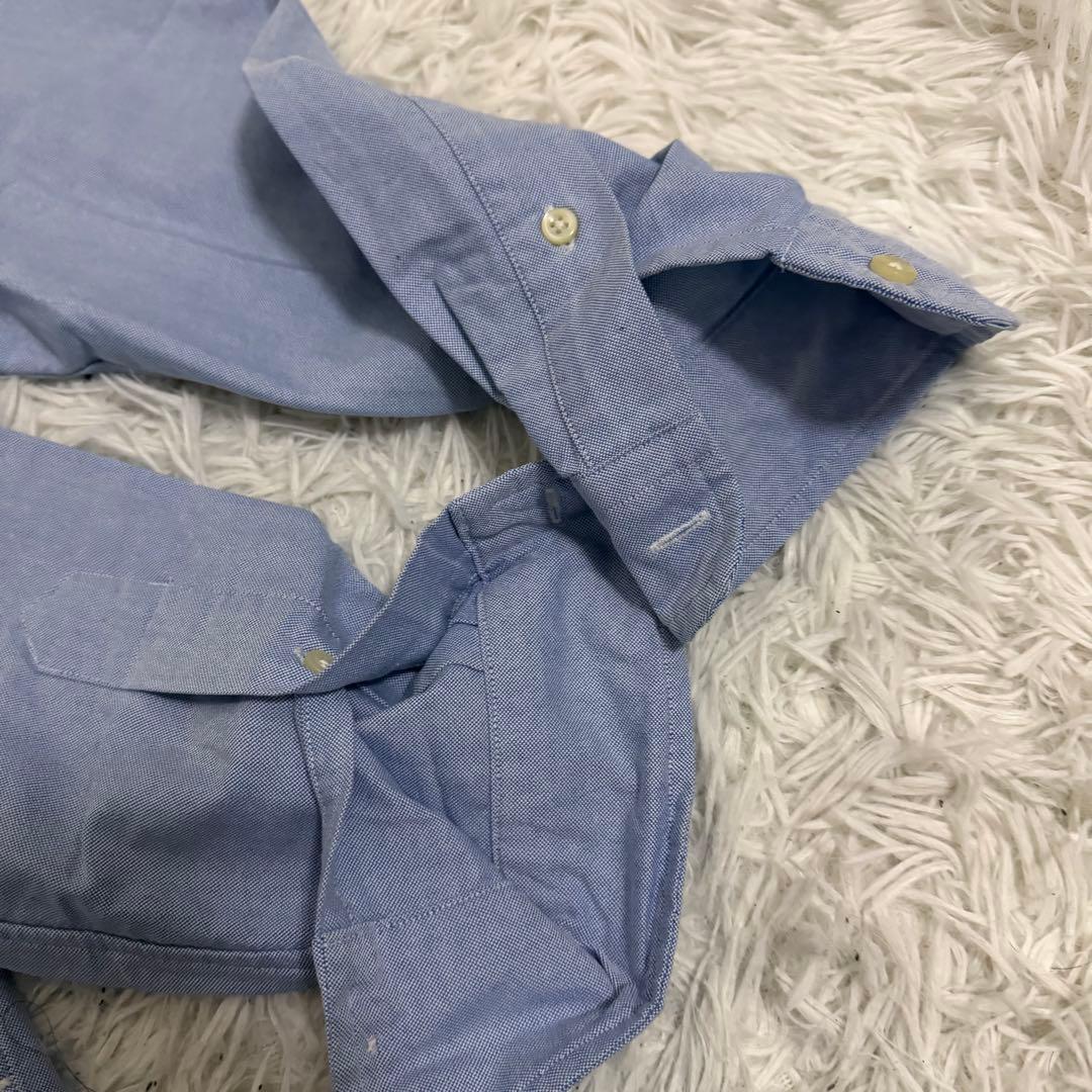 極美品✨現行 ラルフローレン ポロベア ポニーロゴ 長袖シャツ オックスフォード