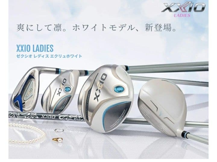 新品◆DUNLOP　XXIO12　レディスドライバー　ホワイト　L　13.5゜