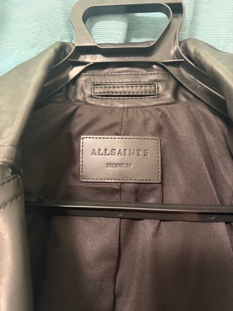 Allsaints ダブル レザージャケット M