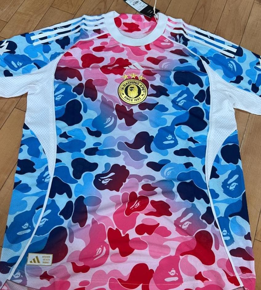 【 BAPE X ADIDAS 】FB JERSEY TOP large 新品