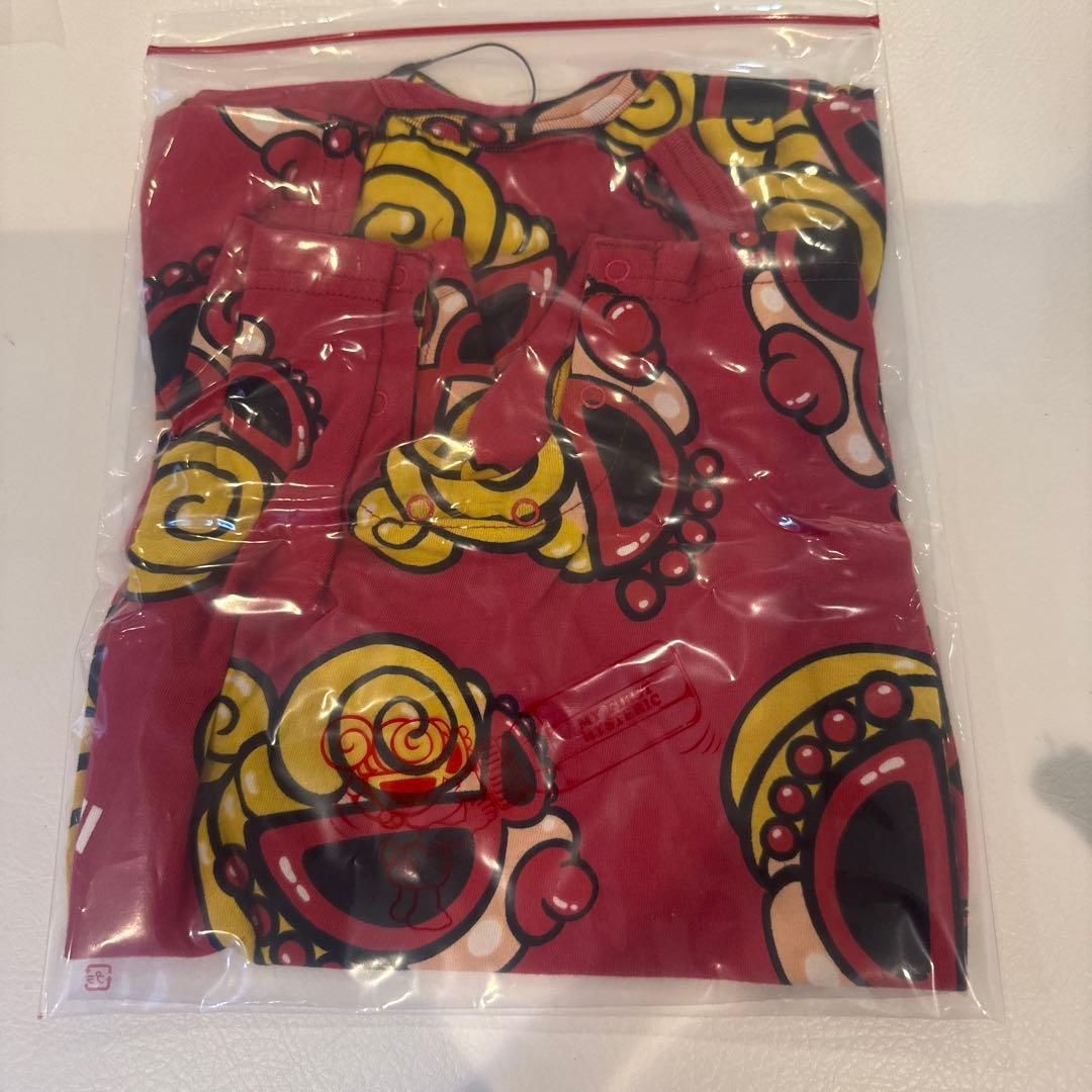 MY FIRST HYSTERIC 赤色、黒色Tシャツ セット