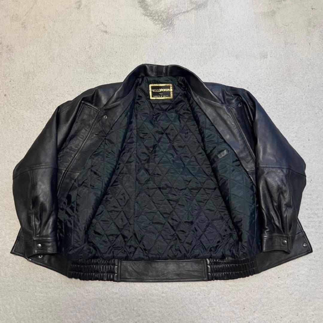 【極美品！】短丈90s vintage レザージャケット 牛革 L 深水光太