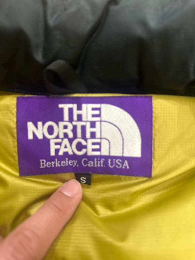 【希少】THE NORTH FACE ダウンベスト ブラック×イエロー S