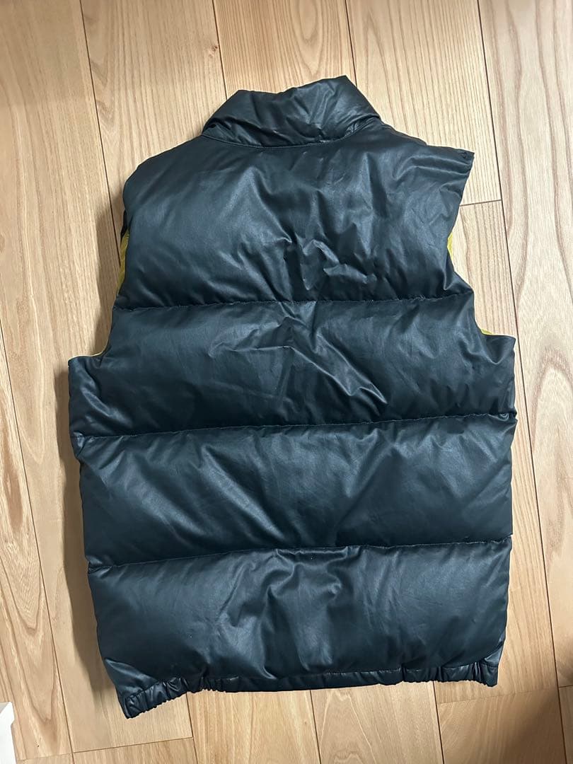 【希少】THE NORTH FACE ダウンベスト ブラック×イエロー S