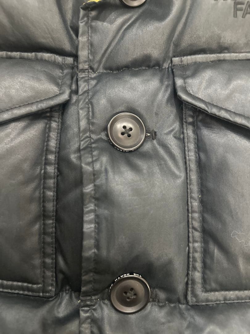 【希少】THE NORTH FACE ダウンベスト ブラック×イエロー S