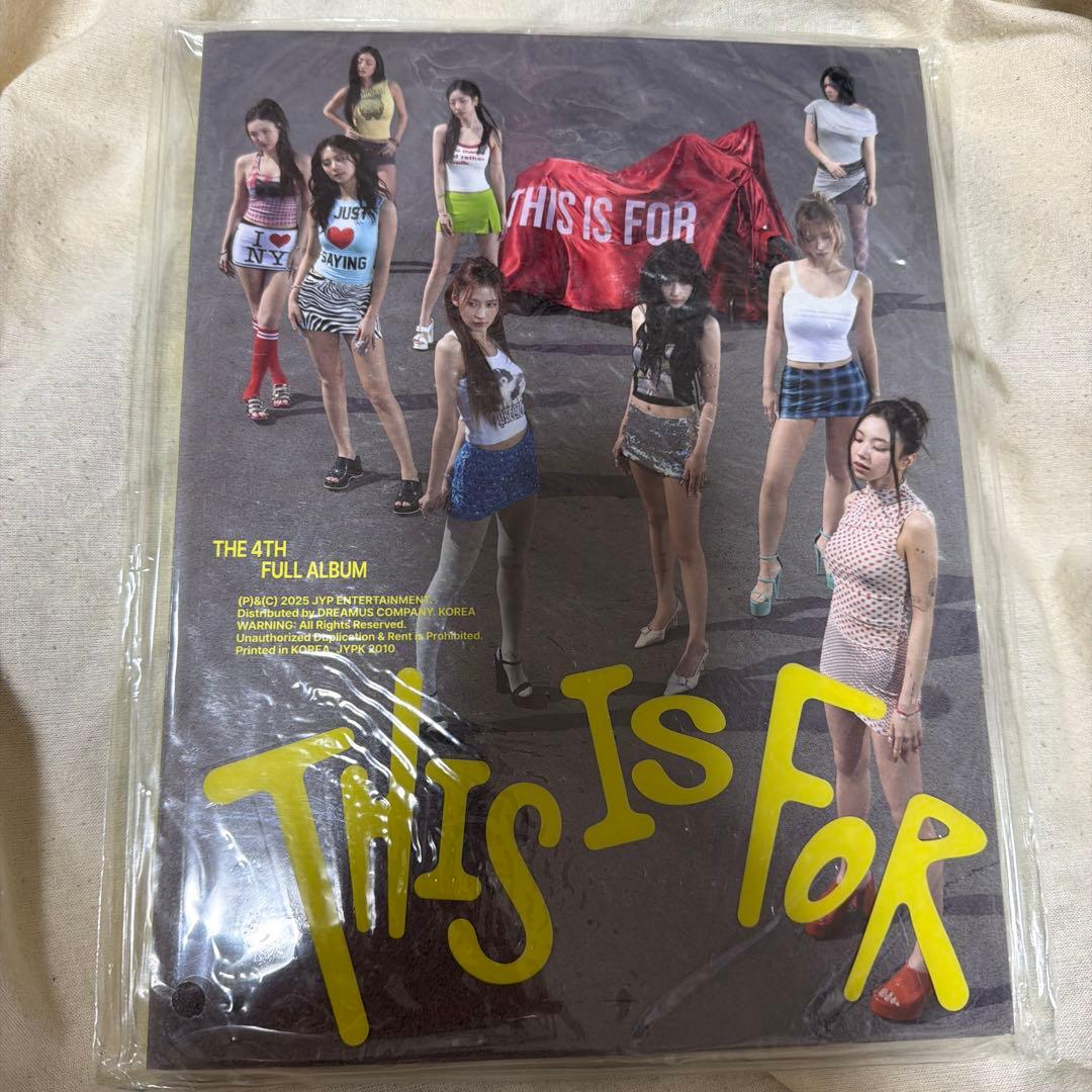 TWICE thisisfor アルバム3冊セット
