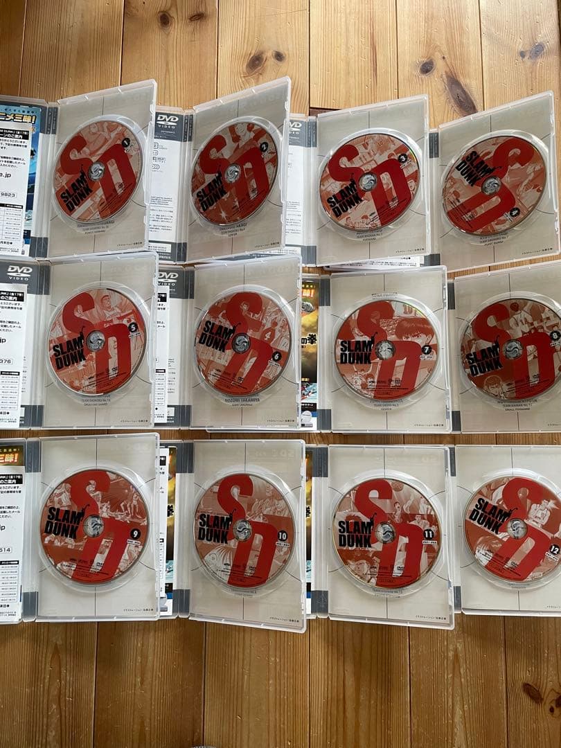 【まさと】SLAM DUNK DVD 1〜12巻セット