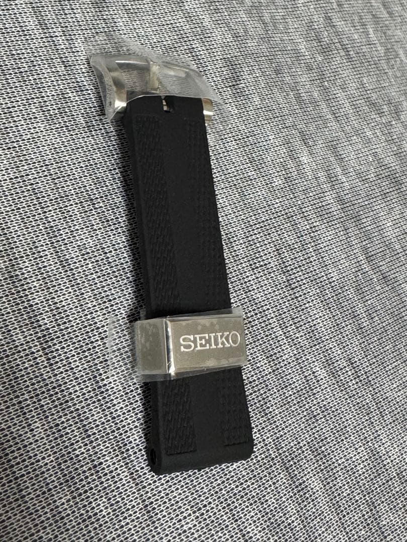 SEIKO シリコンバンド 20mm 黒色 プロスペックス R03E011J0