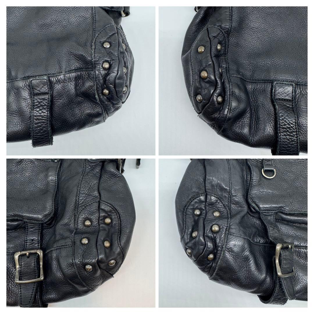 バッグ 00s studs leather handbag gimmick y2k