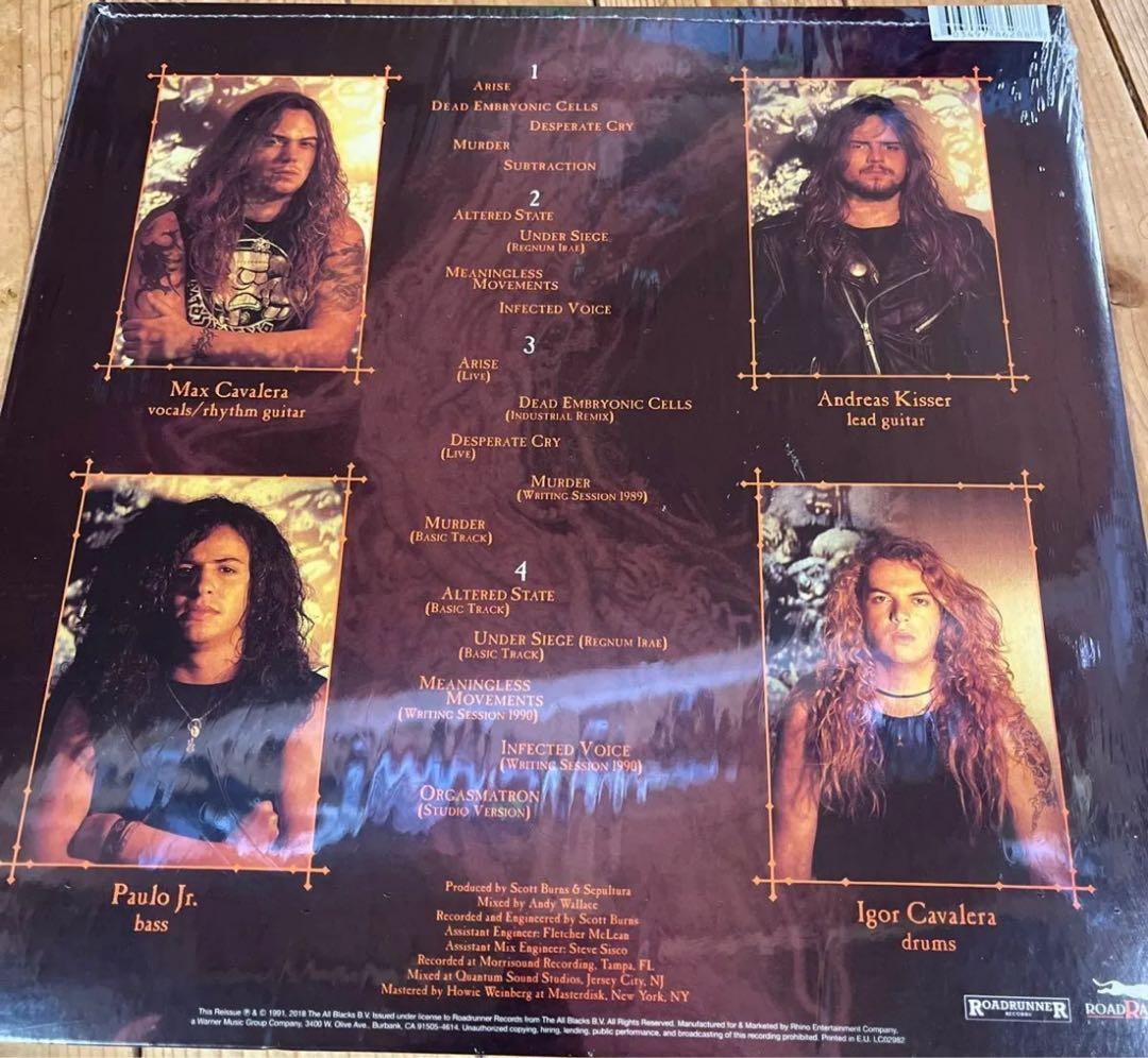 洋楽 Sepultura Arise 2LP Expanded Edition