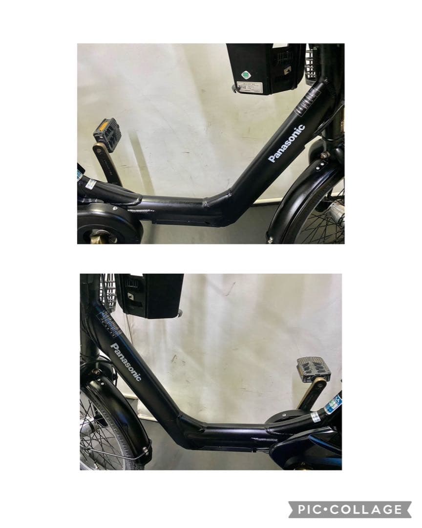 1年保証 新型　パナソニック　ギュット　20インチ　黒色　電動アシスト自転車