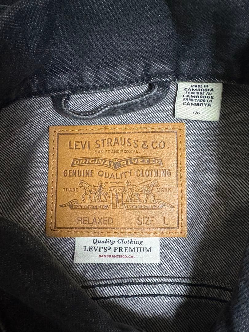 【美品】 Levi's TYPEⅠトラッカージャケット 1st ブラックデニム