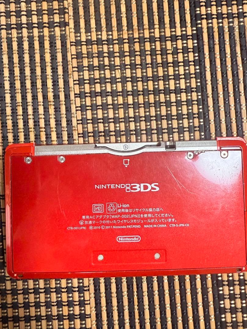 Nintendo 3DS ＆ DS Lite 赤色セット・動作未確認・返品不可