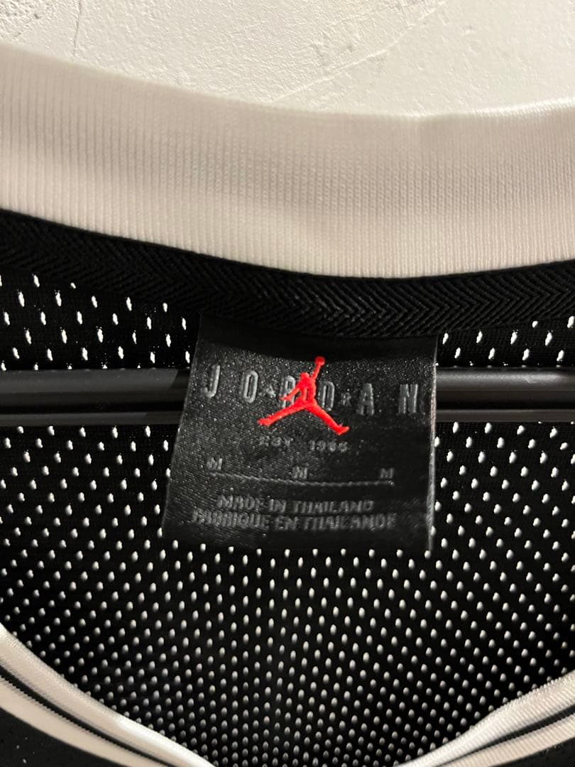 JORDAN ジョーダン バスケシャツ M ブラック メッシュタンク NIKE