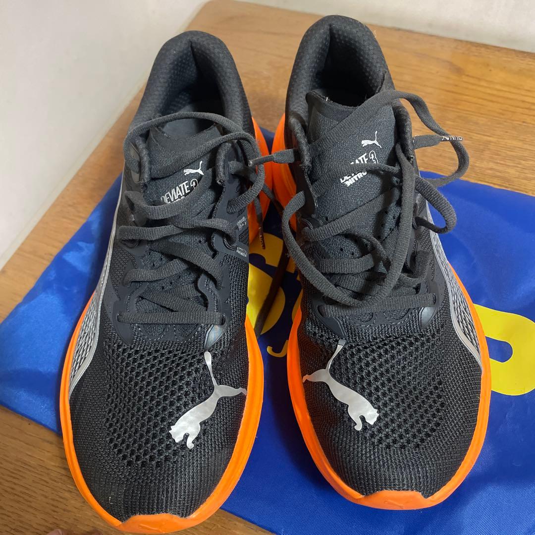 PUMA シューズ 309707-26 26cm グレー/オレンジ