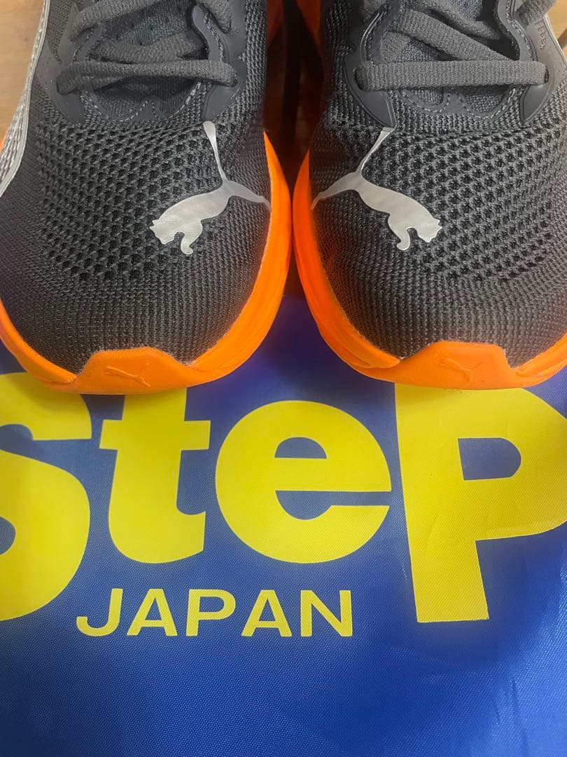 PUMA シューズ 309707-26 26cm グレー/オレンジ