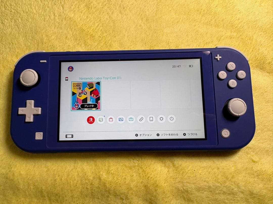 【美品・完動品】Nintendo Switch Lite ブルー 純正充電器付き