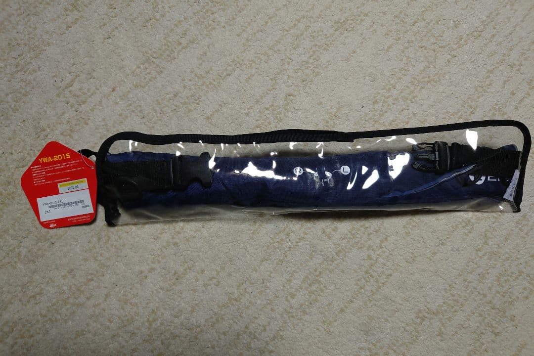 YWA-2015膨張式ウエストベルトタイプ水感知機能付ライフジャケット