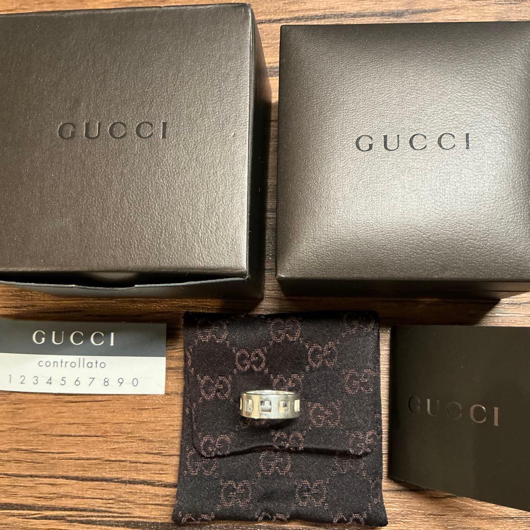 GUCCI シルバー リング 指輪 9号