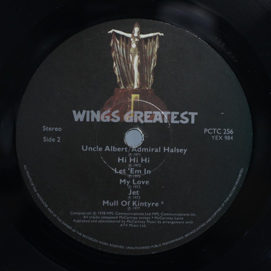 英LP Wings Greatest UK初期プレス Stereo ウイングス