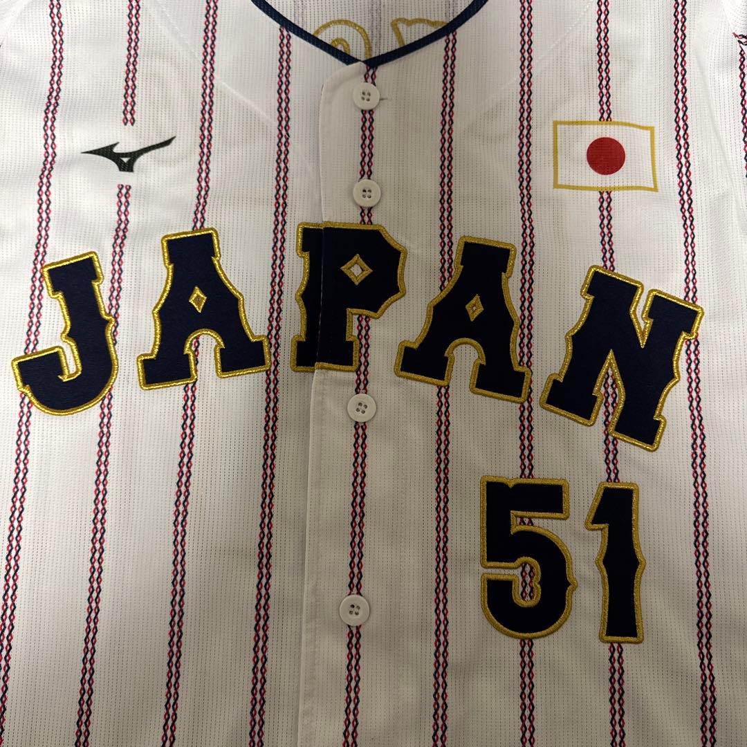 侍ジャパン 小園海斗 51 ユニフォーム Oサイズ ミズノ 2024侍JAPAN