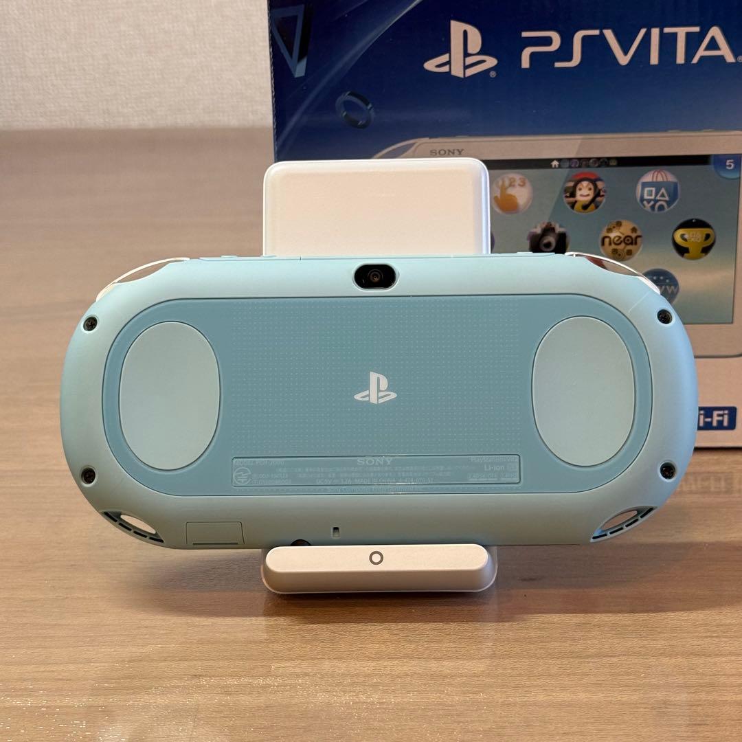 4-407 PSVITA PCH-2000 ライトブルー/ホワイト 箱付き