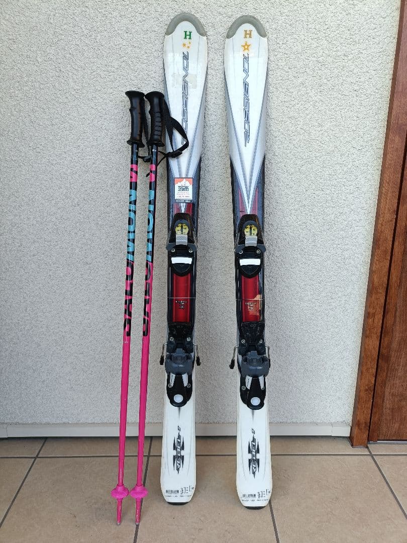 ロシニョール 110cm＋サロモン ストック 95cm＋トライスキー　セット