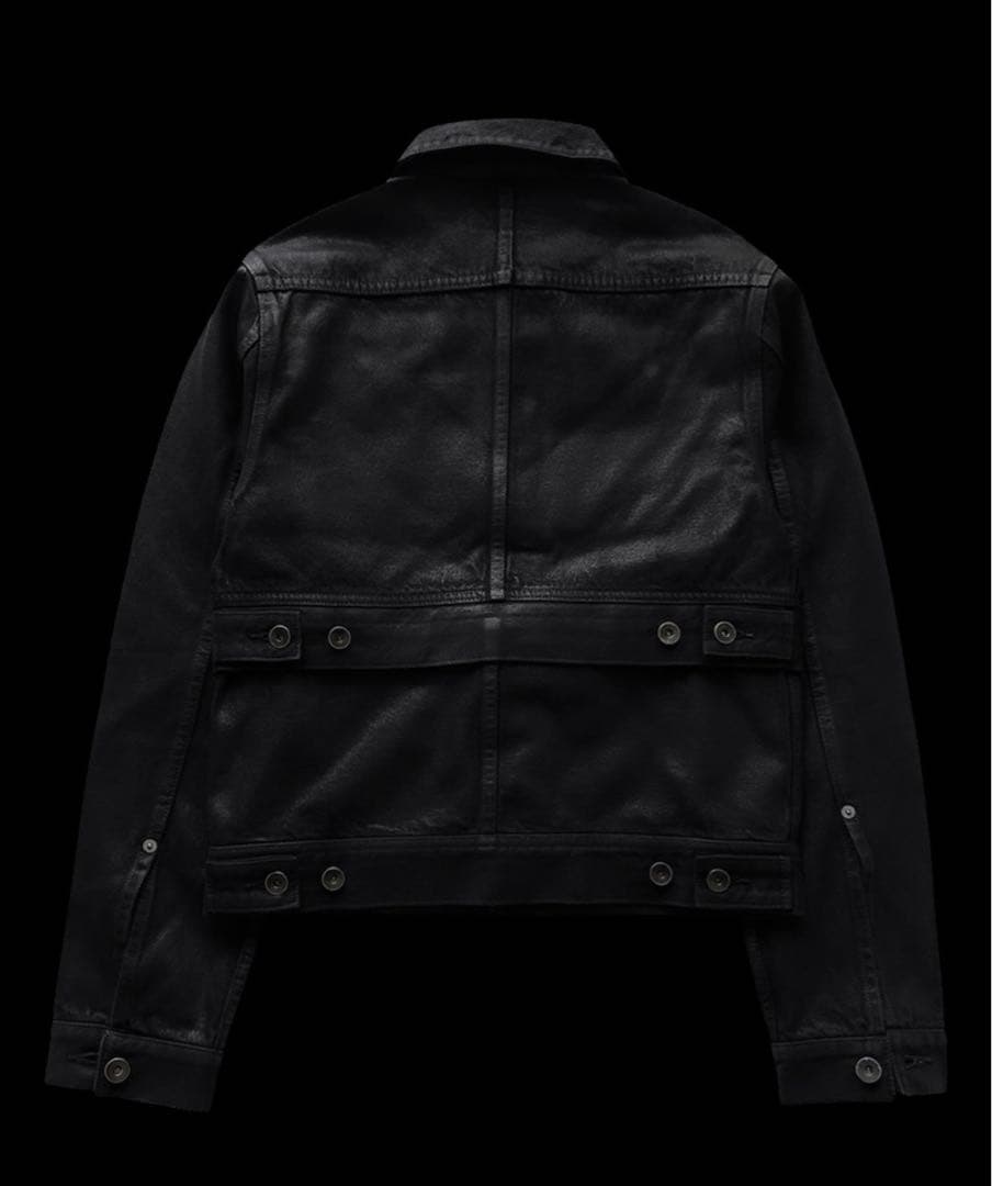 ジャケット・アウター no mass prod GLM008 WAXED DENIM JACKET