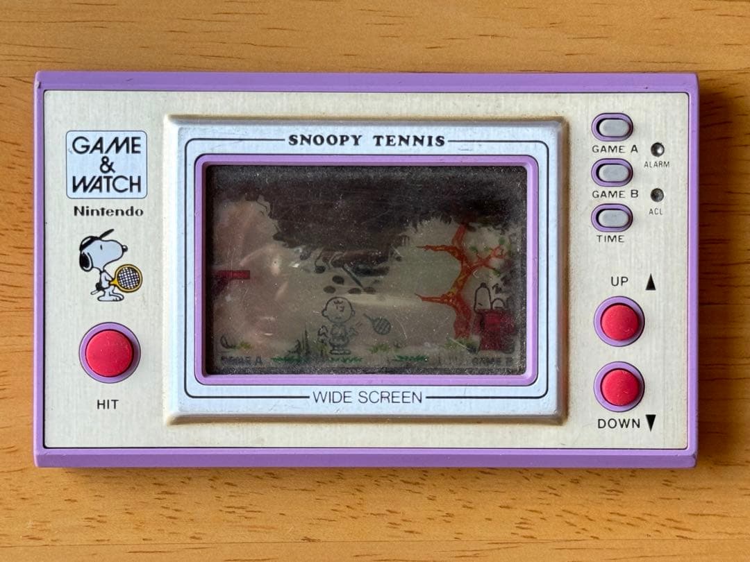 任天堂 ゲームウォッチ スヌーピー テニス