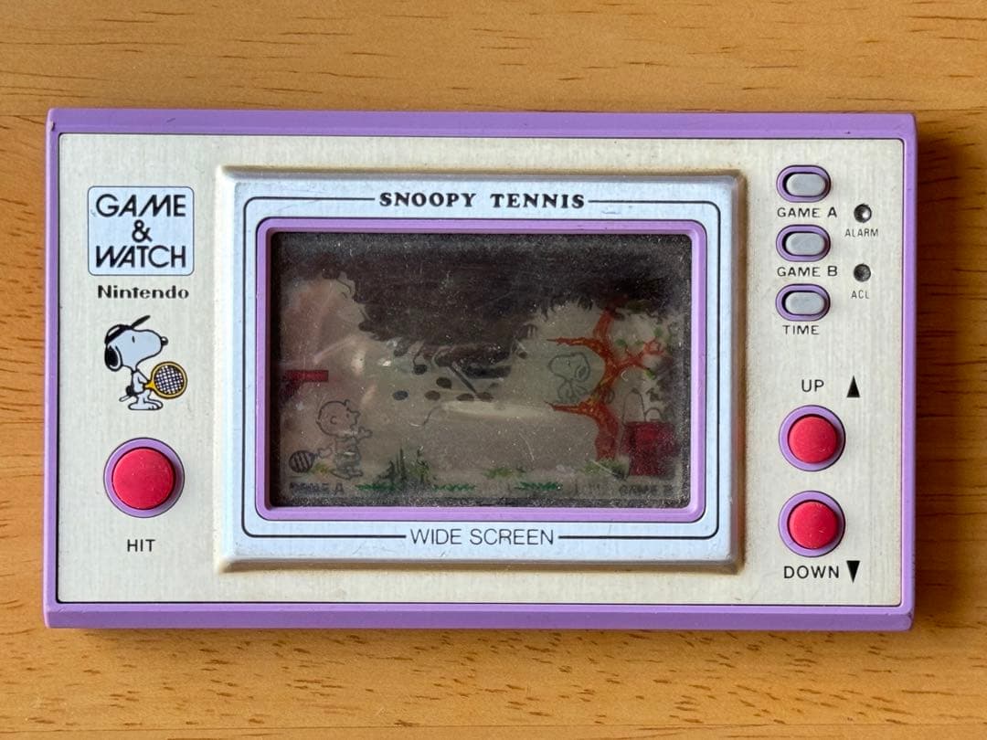 任天堂 ゲームウォッチ スヌーピー テニス