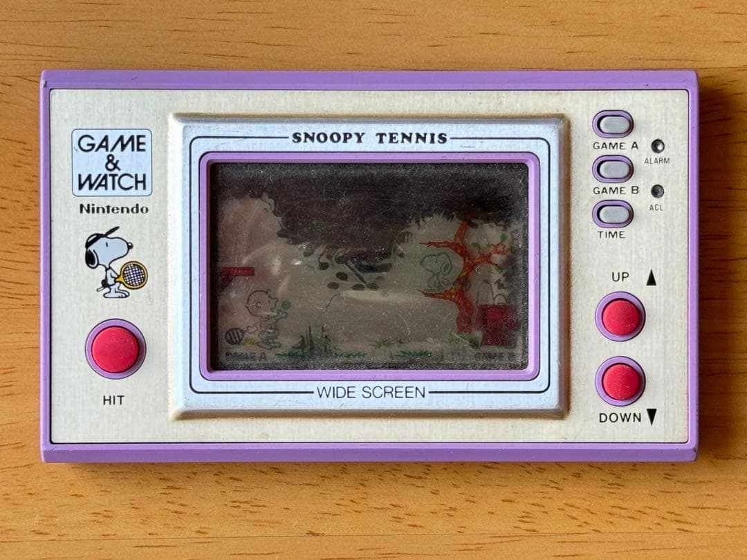 任天堂 ゲームウォッチ スヌーピー テニス