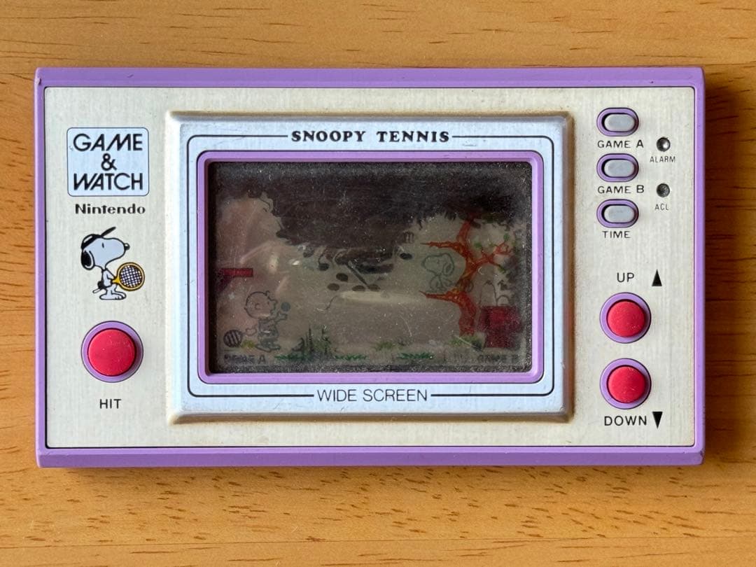 任天堂 ゲームウォッチ スヌーピー テニス
