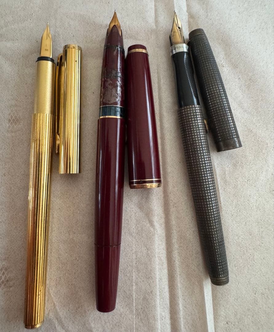 万年筆セット 3本 モンブラン パーカー