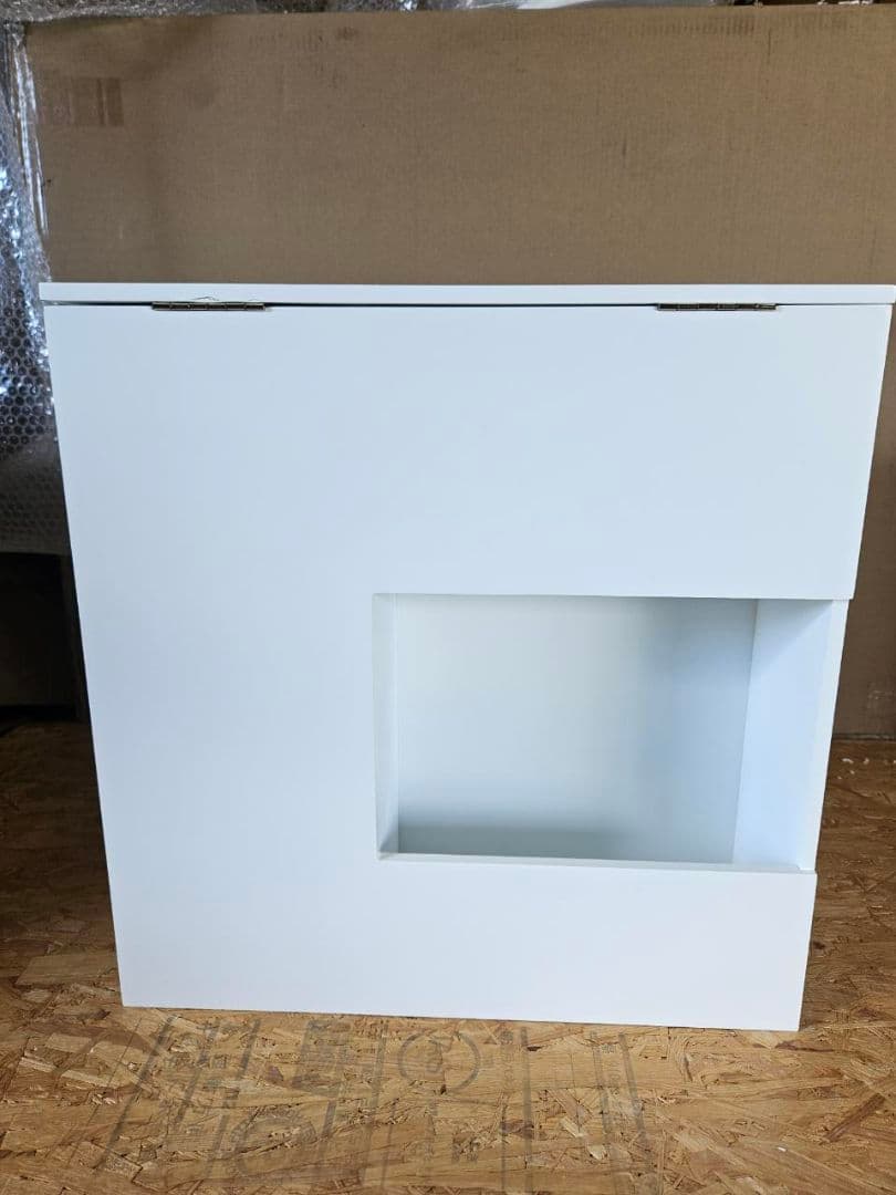 ③キズ小　コスメワゴン　WH色