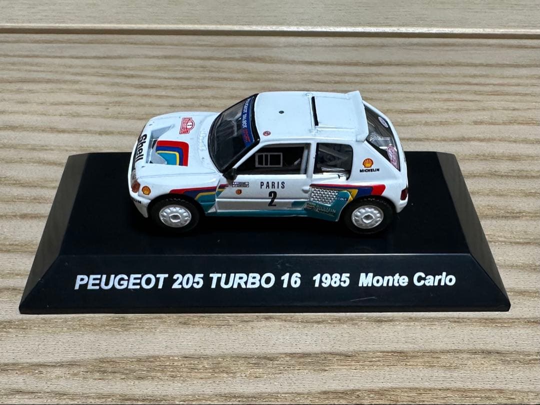 CMs RALLY CAR COLLECTION 1/64プジョー　トミカサイズ