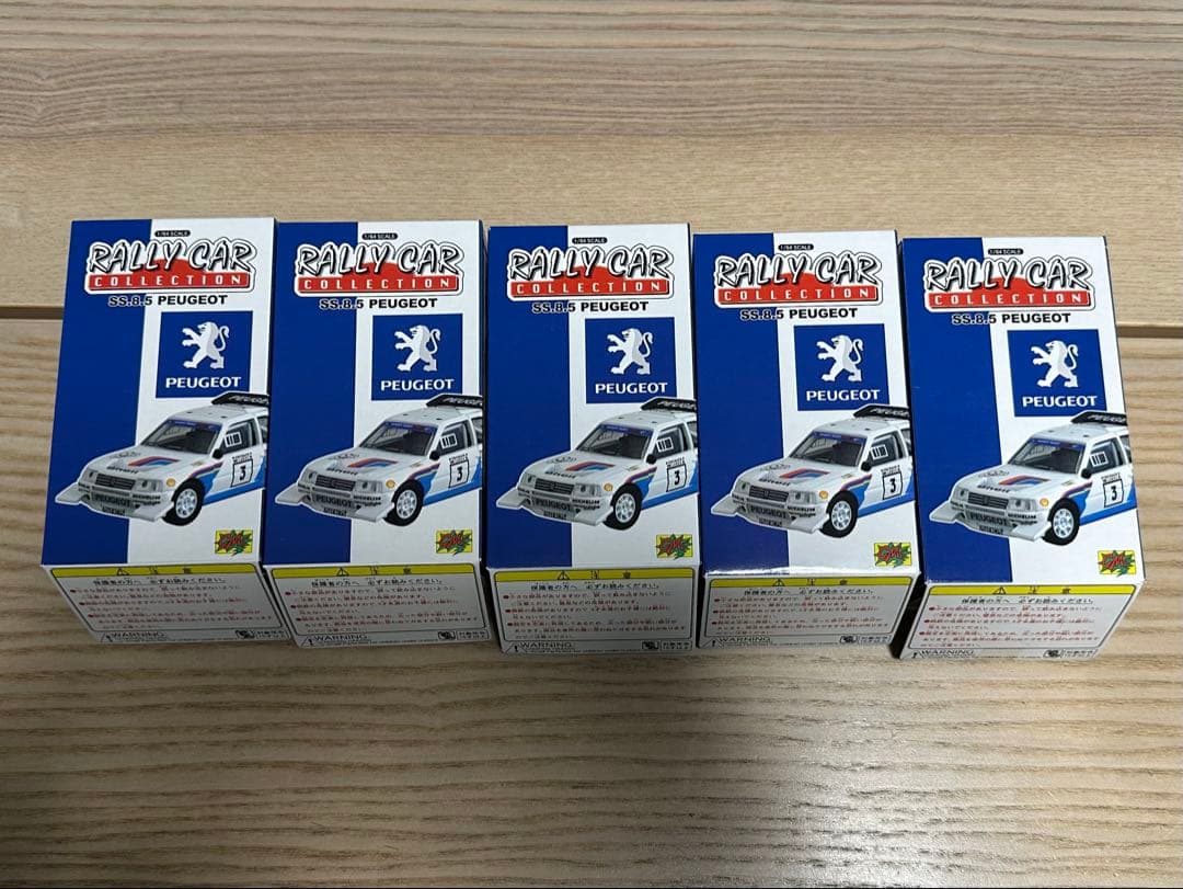 CMs RALLY CAR COLLECTION 1/64プジョー　トミカサイズ