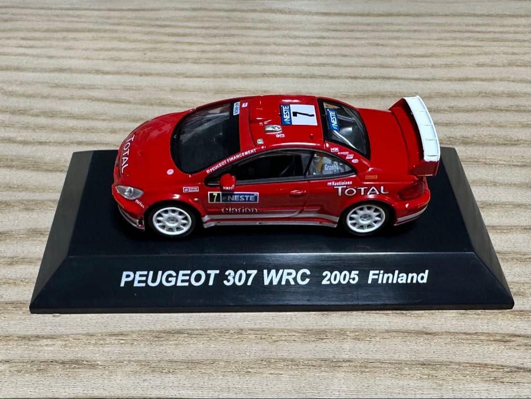 CMs RALLY CAR COLLECTION 1/64プジョー　トミカサイズ