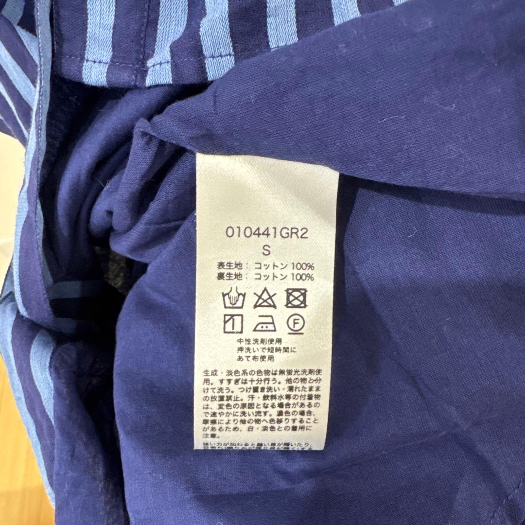 ne Quittez pas ストライプ 半袖ロングワンピース S