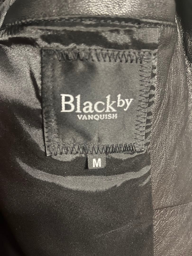 Black by VANQUISH シングルライダースジャケット M