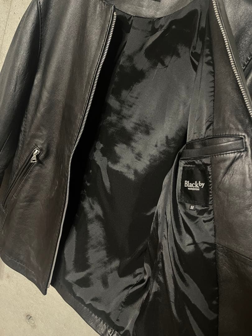 Black by VANQUISH シングルライダースジャケット M