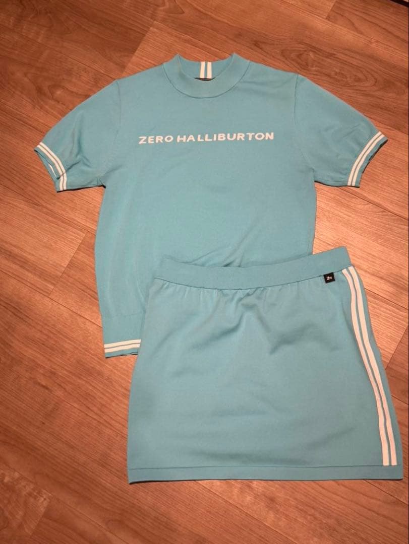 ZERO HALLIBURTON ゴルフ セットアップ レディース M 水色