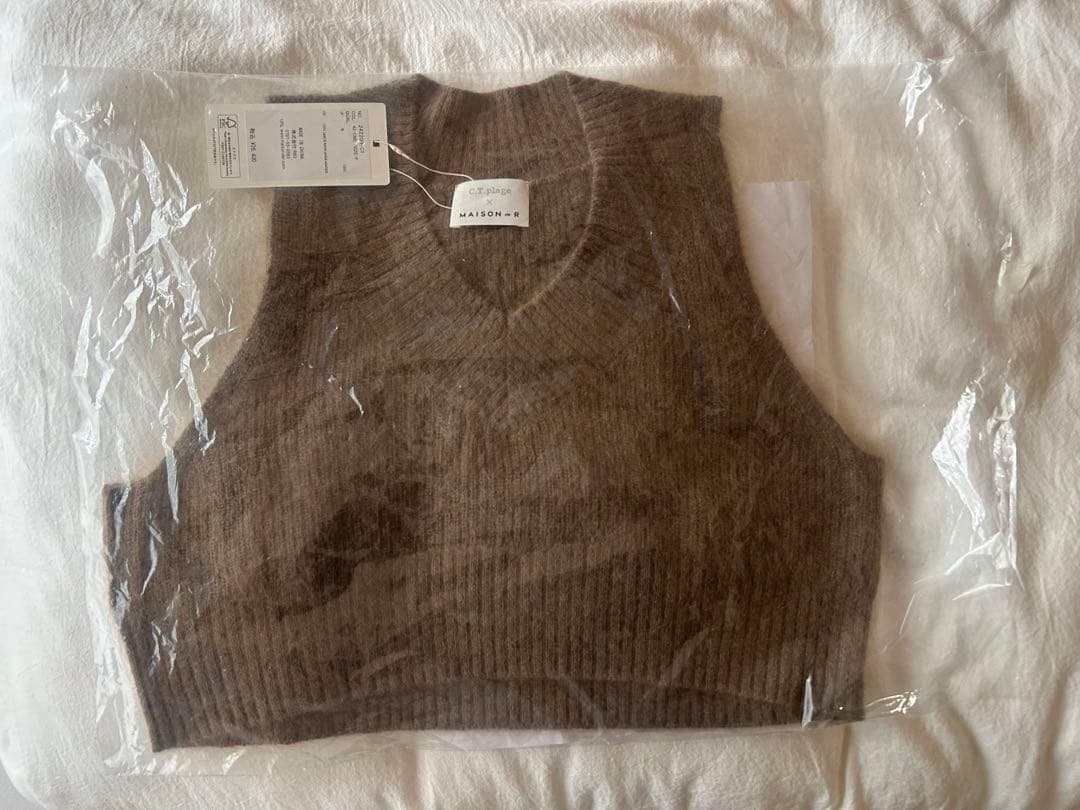 【maison de r】ラクーンミニジレ ダブルネーム キャメル 新品
