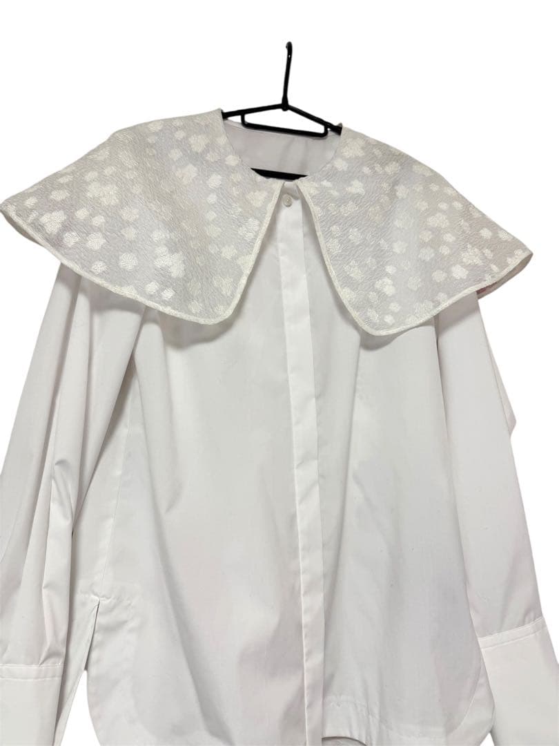 ビック襟　エムemm big collar blouse em