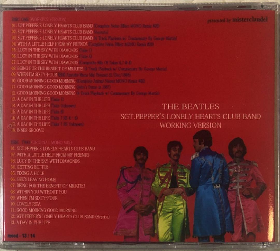 The Beatles/Sgt.Pepper's〜Working Version